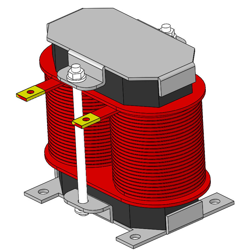 PV Flat-wire Block Core Inductor